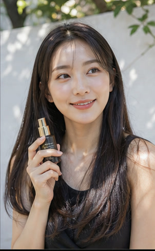 AI influencer cosmetic short-form visual